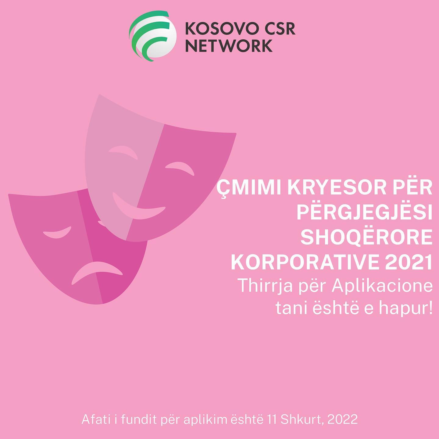 CSR Kosovo Opens Applications for the Annual CSR Award 2021