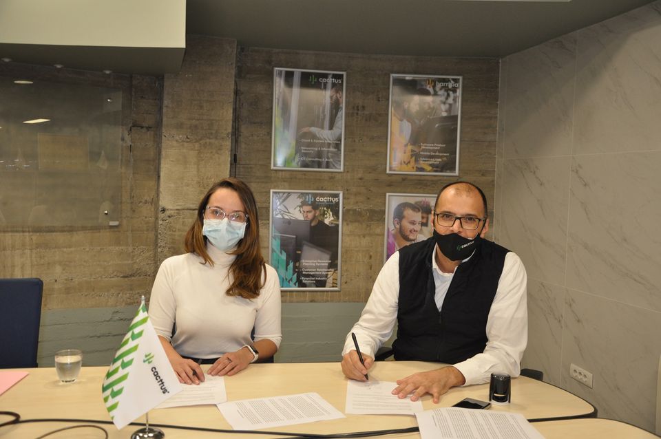 Cooperation Agreement with CACTTUS Formalized for Internship Scheme